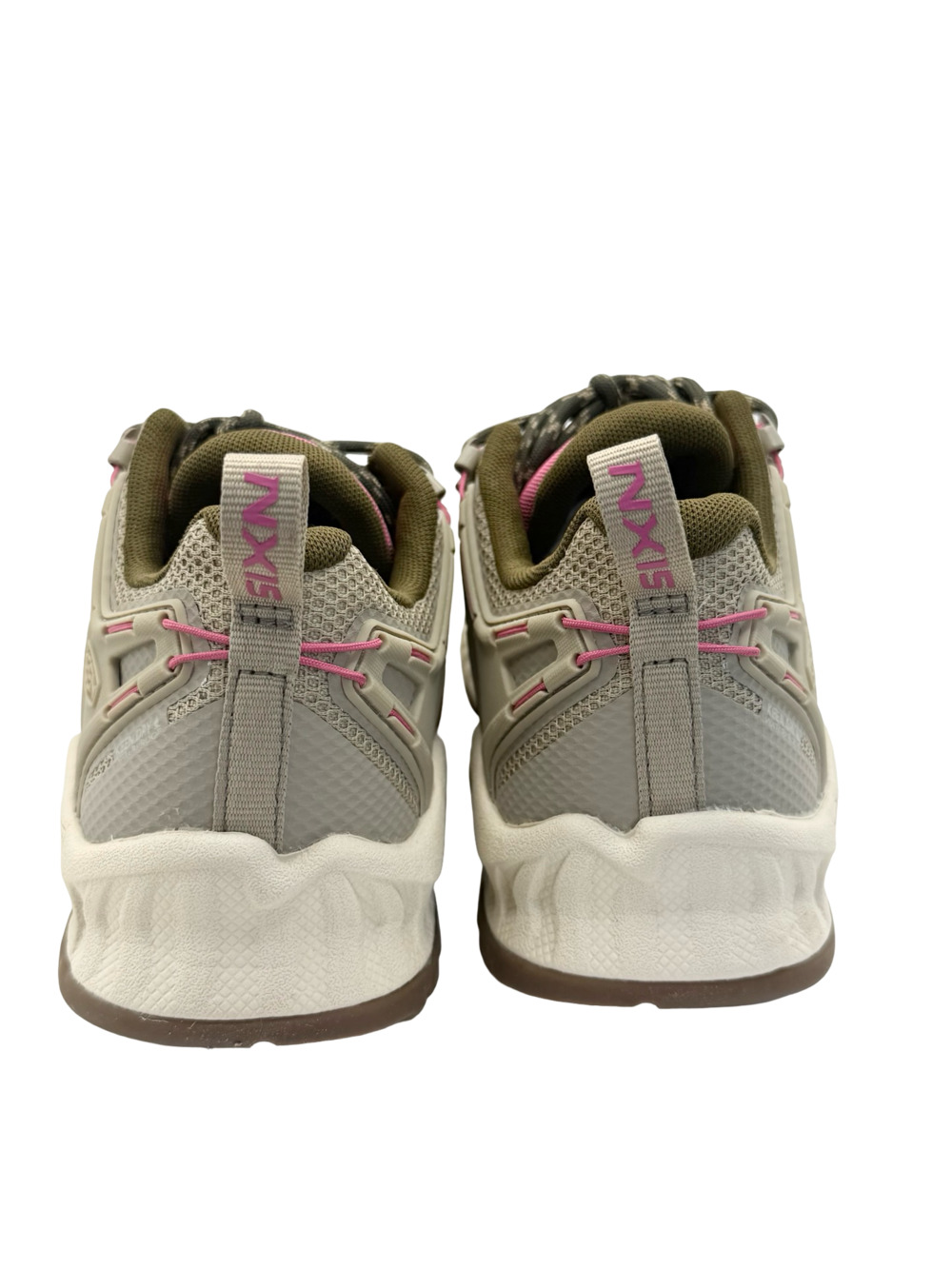Keen Women's NXIS Evo Waterproof Hiking Shoes in Plaza Taupe/Ibis Rose - Picture 9 of 13